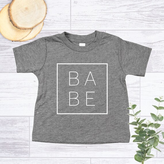 Babe Kids Shirt, Babe Tshirt, Babe Tee, Mommy And Me Tees, Babe Shirt For Infants and Toddlers, Matching Mom And Babe Shirts