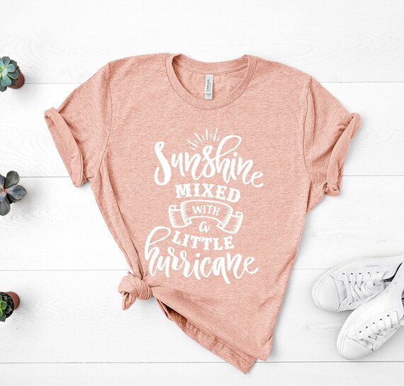 Sunshine Mixed With a Little Hurricane Shirt Country Music Shirt Country Concert T-shirt Country Girl Shirt Girls Country Music Shirt