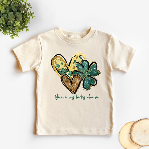 You're My Lucky Charm Toddler Shirt, St Patrick's Day Kids Shirt, Shamrock Kids Shirt, Toddler Shirt, Lucky Charm Heart, Lucky Baby Shirt