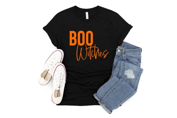 Boo Witches T-shirt, Halloween Womens Shirt, Witch Halloween Tee, Boo Halloween Tee, Halloween Shirt, Witch Shirt, Halloween Tees