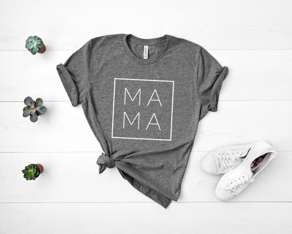 Mama Shirt, Mama Square, Mom Shirts, Momlife Shirt, Mom Life Shirt, Shirts for Moms, Mothers Day Gift, Cool Mom Shirts, Shirts for Moms