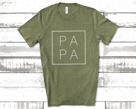 Papa Shirt, Papa Fathers Day Gift, Grandpa Shirt, Papa Shirt, Shirts for Dads, Father's Day Gift, Trendy Dad Shirts, Fathers Day Shirt