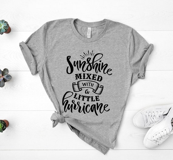 Womens May Girls Are Sunshine Mixed With A Little Hurricane T Shirt Womens May Girls Are Sunshine Mixed With A Little Hurricane T Shirt