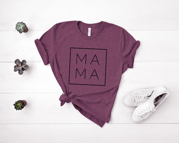 Mama Shirt, Mama Square, Mom Shirts, Momlife Shirt, Mom Life Shirt, Shirts for Moms, Mothers Day Gift, Cool Mom Shirts, Shirts for Moms