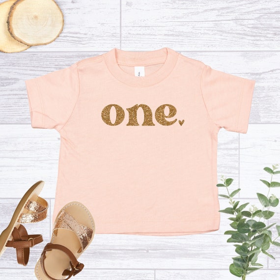 ONE Birthday Shirt, One First Birthday Shirt, 1st Birthday T-Shirt, Birthday Shirts, First Birthday, Girls 1st, Baby First Birthday Tee