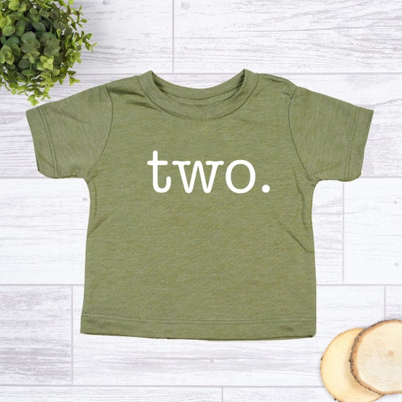 TWO Birthday Shirt, Two Second Birthday Shirt, 2nd Birthday T-Shirt, Birthday Shirt, Boys Girls Second Birthday, Toddler Second Birthday Tee
