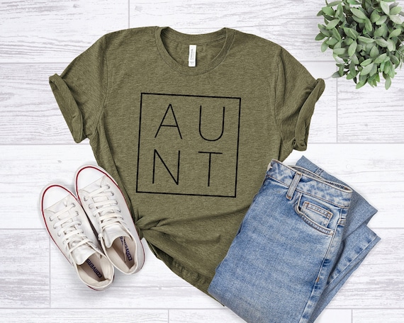 Aunt Square Shirt, Cool Aunt T-shirt, Aunt Shirt, Auntie, Aunt Squad Shirt, Auntie Shirt, Aunt Shirts for Women, Aunt Shirts, Gift For Aunt
