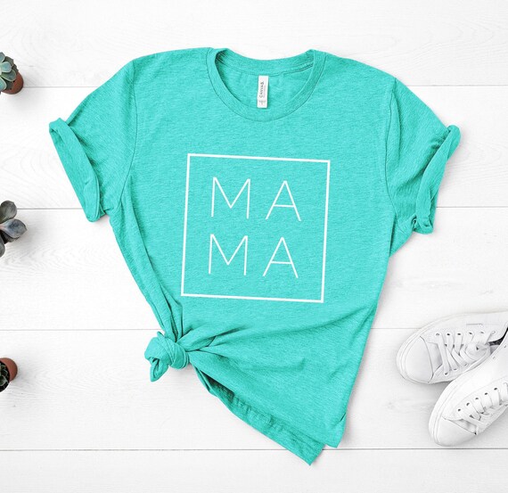 Mama Shirt, Mama Square, Mom Shirts, Momlife Shirt, Mom Life Shirt, Shirts for Moms, Mothers Day Gift, Cool Mom Shirts, Shirts for Moms