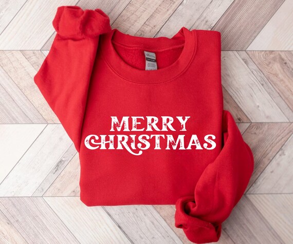 Christmas Sweatshirt, Womens Christmas Sweatshirt, Christmas Sweatshirts For Women, Christmas Gift Women, Merry Christmas Sweatshirt