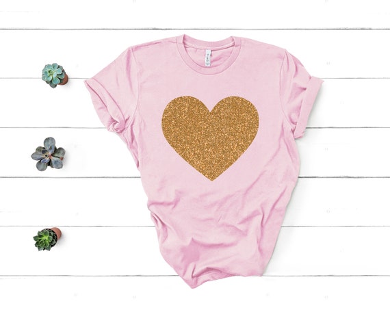 Ladies clearance heart shirt