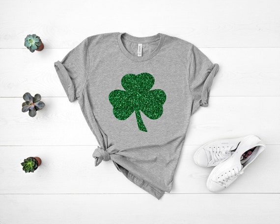 St Patricks Day Shirt,Womens Irish Shirt,Glitter Shamrock Tee,St Patty's Day T-Shirt,St. Pattys Day Shirt,St Patricks Day Adults,Irish