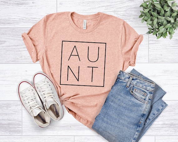 Aunt Square Shirt, Cool Aunt T-shirt, Aunt Shirt, Auntie, Aunt Squad Shirt, Auntie Shirt, Aunt Shirts for Women, Aunt Shirts, Gift For Aunt