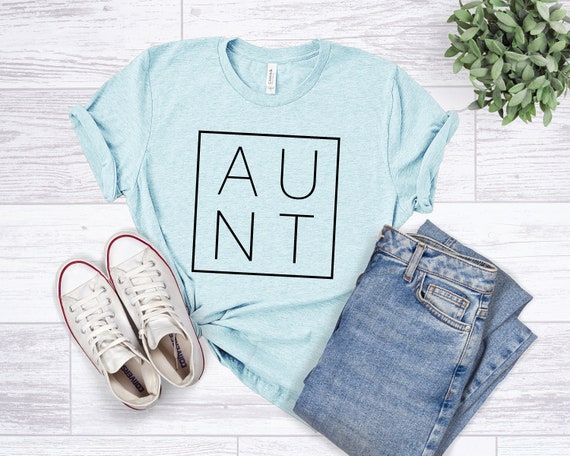 Aunt Square Shirt, Cool Aunt T-shirt, Aunt Shirt, Auntie, Aunt Squad Shirt, Auntie Shirt, Aunt Shirts for Women, Aunt Shirts, Gift For Aunt