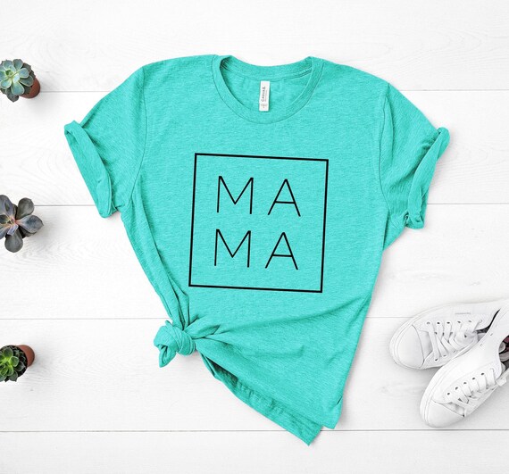 Mama Shirt, Mama Square, Mom Shirts, Momlife Shirt, Mom Life Shirt, Shirts for Moms, Mothers Day Gift, Cool Mom Shirts, Shirts for Moms