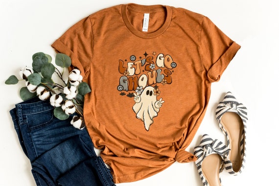 Let's Go Ghouls Shirt, Halloween Ghost Shirt, Retro Halloween Shirt, Funny Halloween, Party Shirt, Cute Halloween Tee, Lets go Ghouls