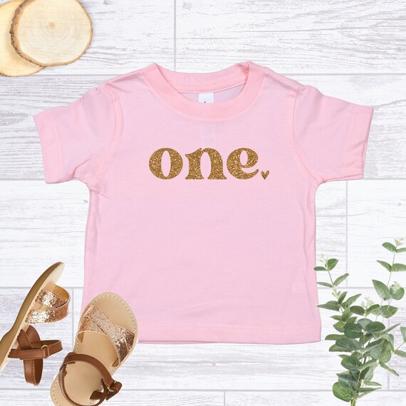 ONE Birthday Shirt, One First Birthday Shirt, 1st Birthday T-Shirt, Birthday Shirts, First Birthday, Girls 1st, Baby First Birthday Tee