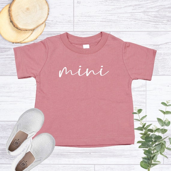 Mini Kids Shirt, Mini Tshirt, Mini Tee, Mommy And Me Tees, Mini Shirt For Infants and Toddlers, Matching Mom And Mini Shirts