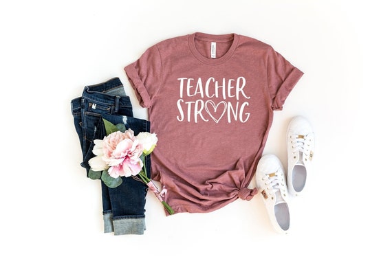 Teacher Strong Shirt, Teacher Shirt, Teacher Quarantine Shirt, Virtual Learning, Distance Learning, Teacher T-Shirt, Teacher Gift