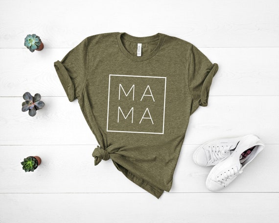 Mama Shirt, Mama Square, Mom Shirts, Momlife Shirt, Mom Life Shirt, Shirts for Moms, Mothers Day Gift, Cool Mom Shirts, Shirts for Moms