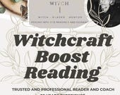 Psychic witch Tarot reading and Oracle-Boost your witchy ways
