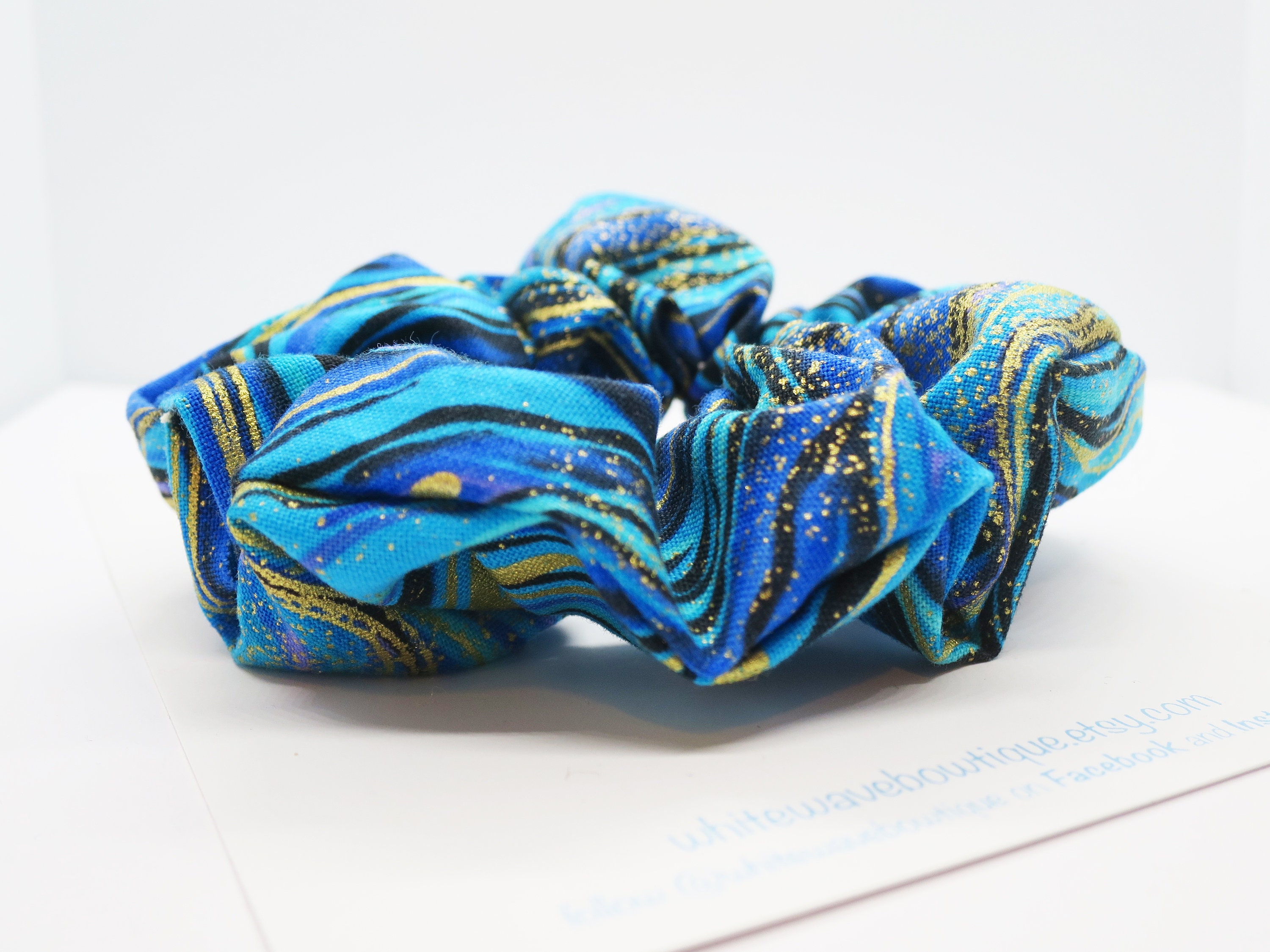 Blue and Gold Hair Ties - Etsy.com - wide 7