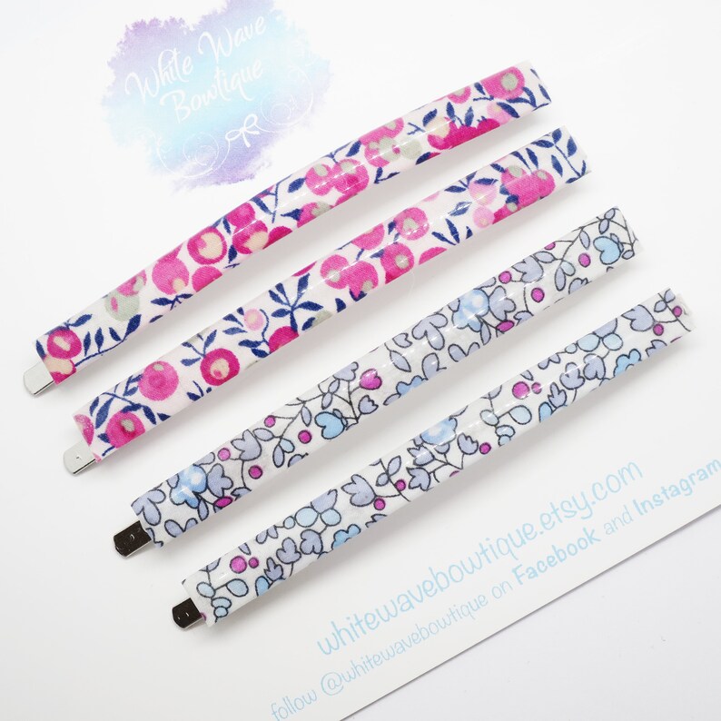 Thick hair bobby pin Liberty Hair clips fabric hair slide clips for adults Large hair grip resin hair clip Flower clip floral clips