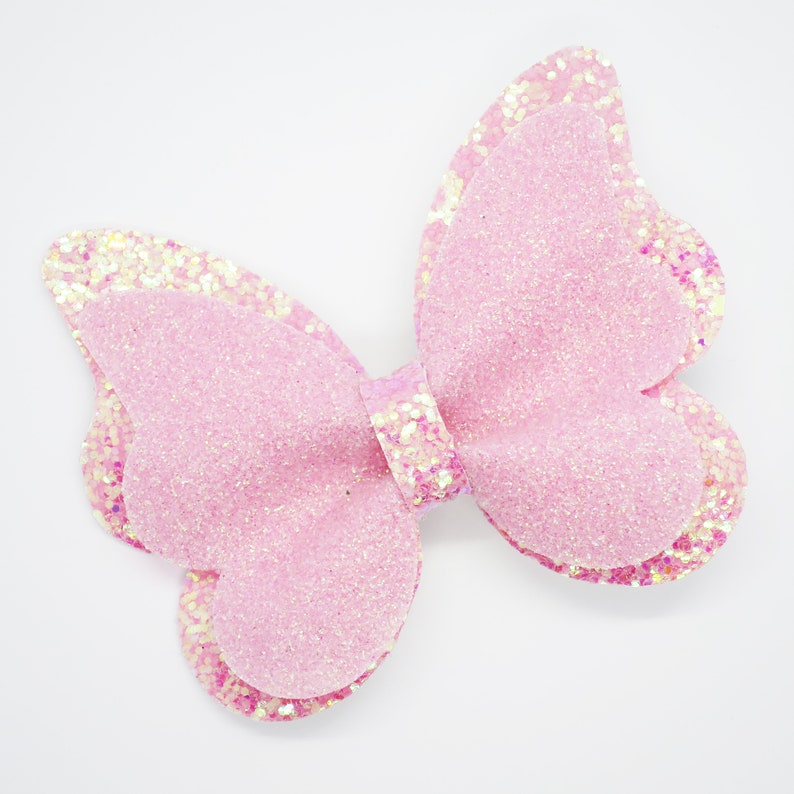 Glitter butterfly clips butterfly hair clip glitter Etsy