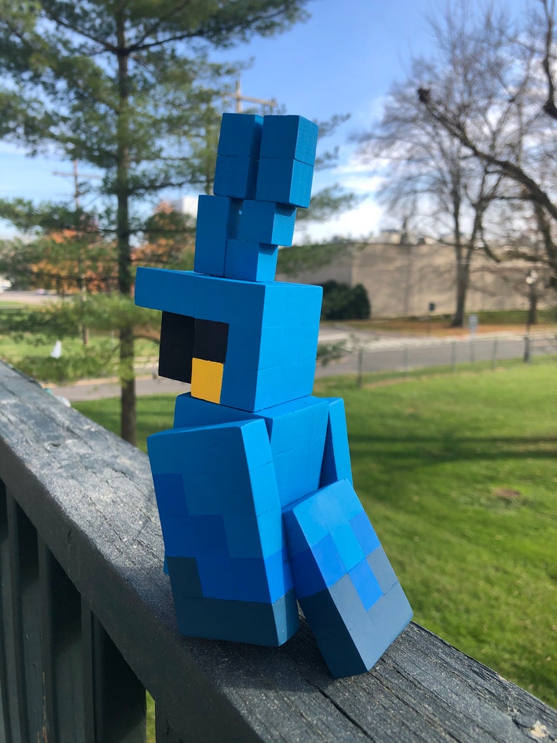 Handmade Minecraft Parrot Etsy
