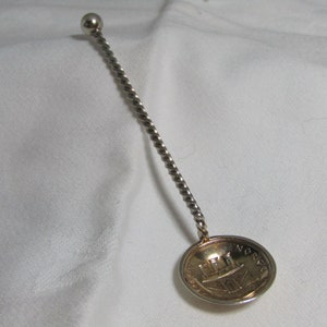 Spoon Silver - Norway Souvenir Spoon - Bergen -  (106971E)