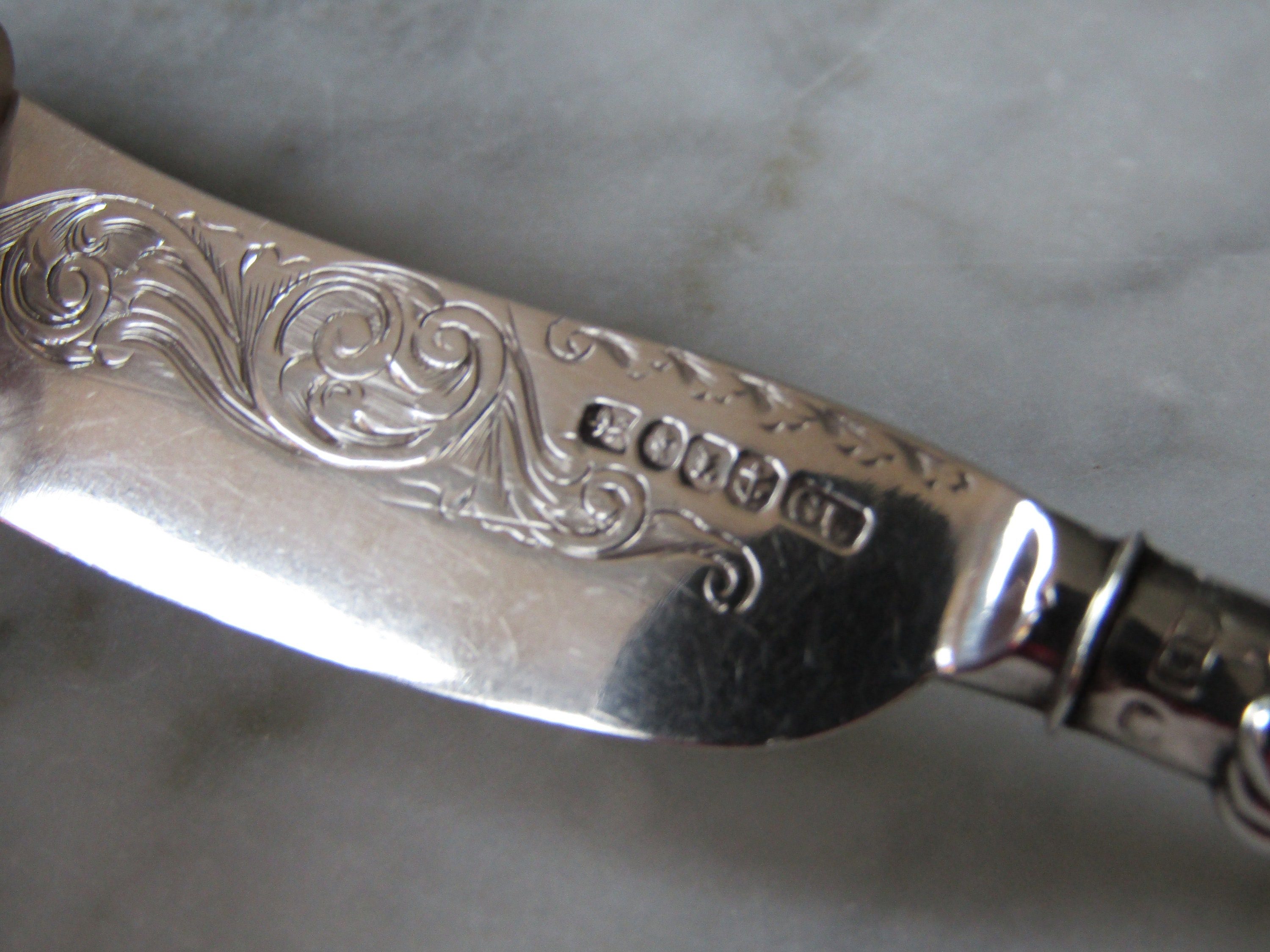 バタースプレッダー ビクトリア朝 1846 スターリングシルバー (106837E