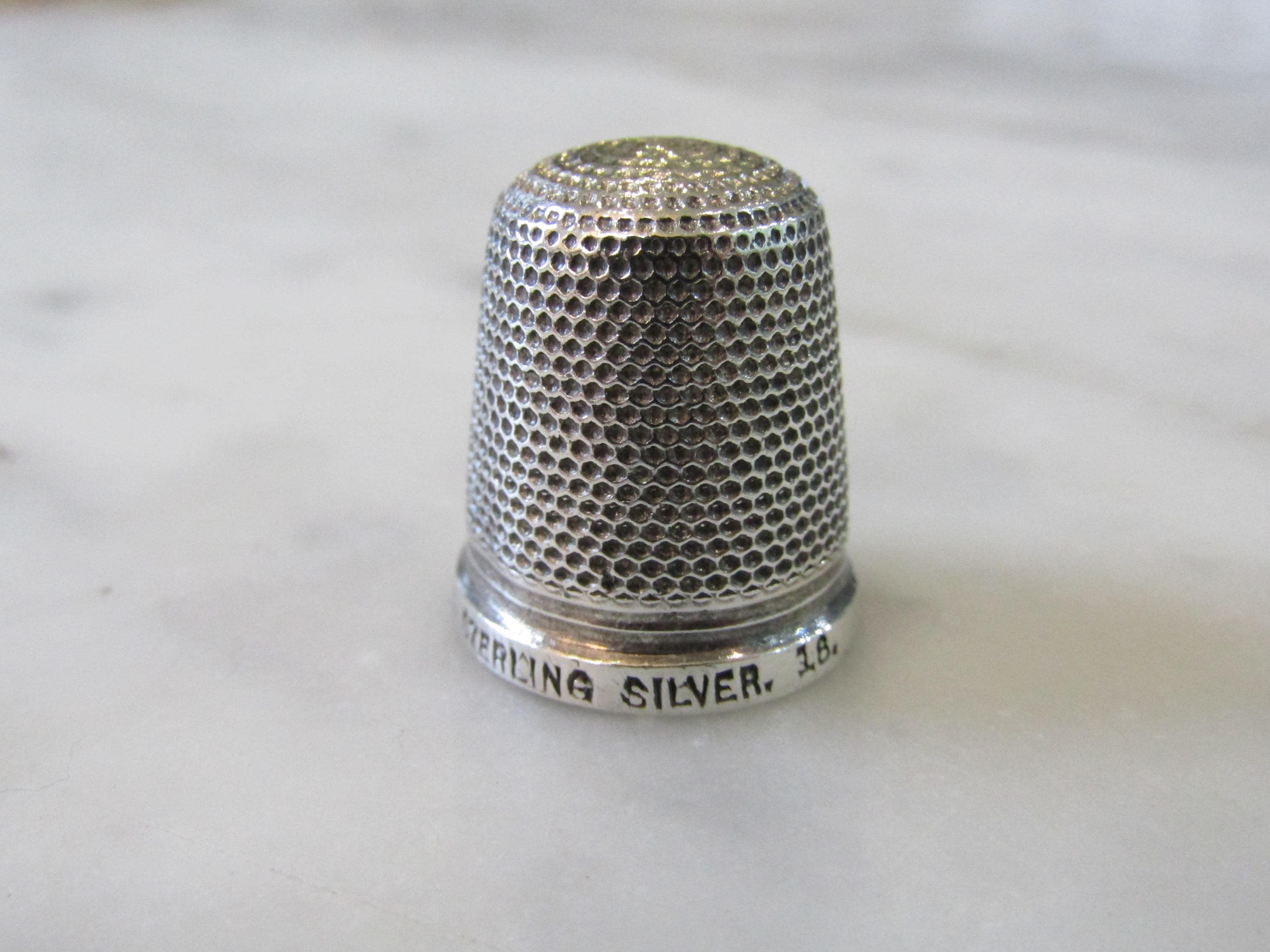 Silver thimble - Etsy 日本