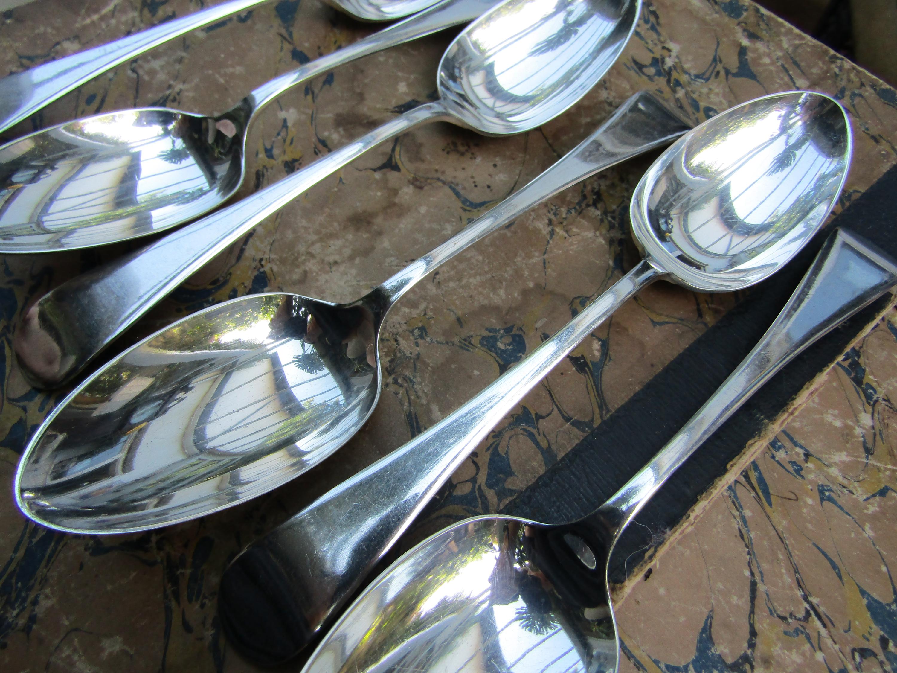 銀のスプーン6本 - Etsy 日本