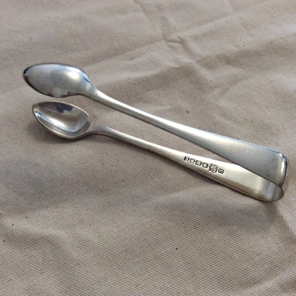 Sugar Tongs Silver Plated Vintage  1930s (105872E)