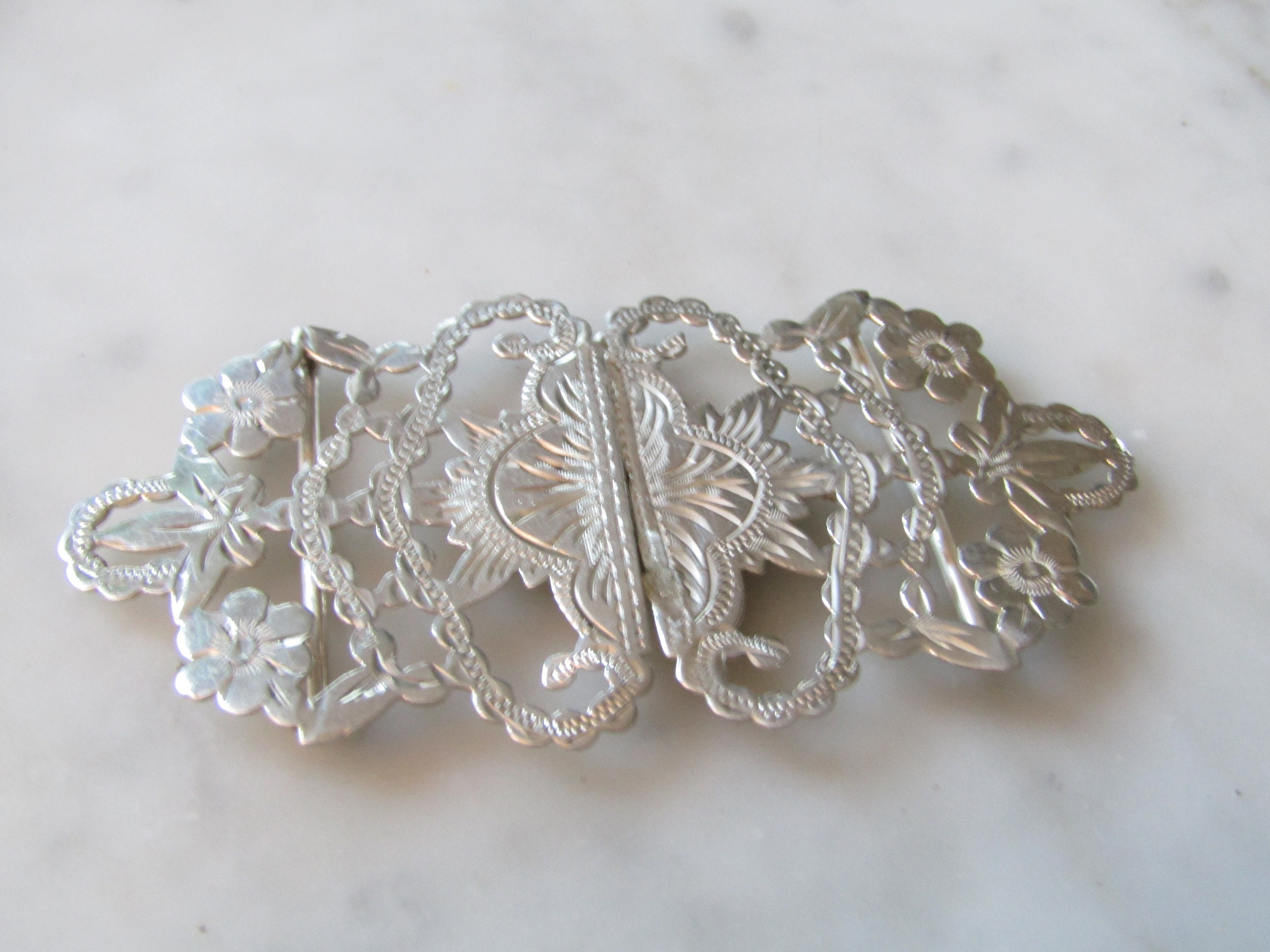 純銀　バックル　スターリングシルバー　皇紀2593（1933）年　海軍特別大演習 純銀 バックル スターリングシルバー 皇紀2593（1933）年 海軍特別大演習