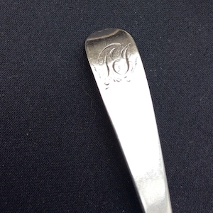 Spoon English Sterling Silver Newcastle Thomas Wheatley 1830s  (104302E)