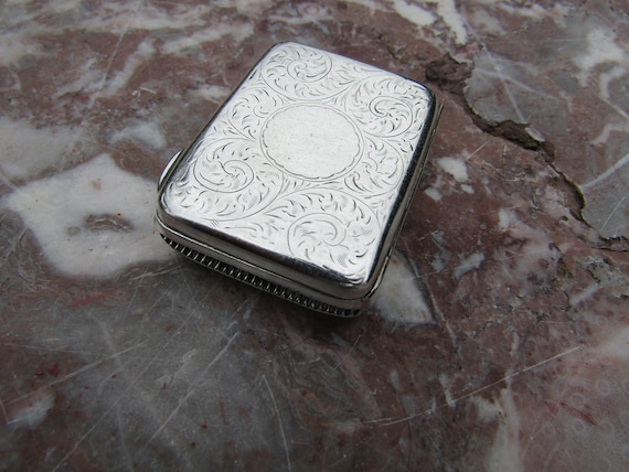 Vesta Case   Sterling Silver 925 - 1920 - Hasler … - image 1