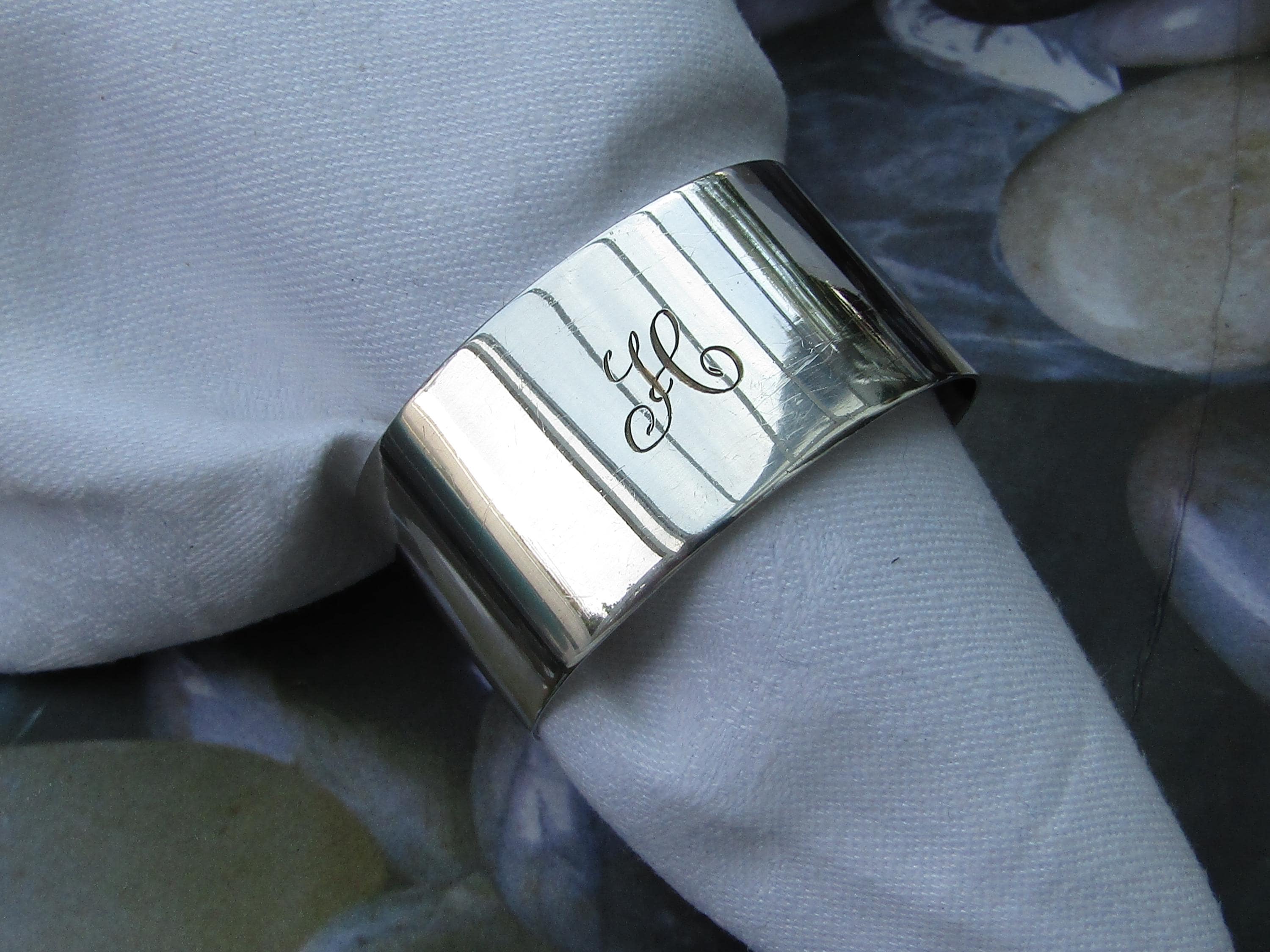 Baby Sterling Napkin Ring - Etsy