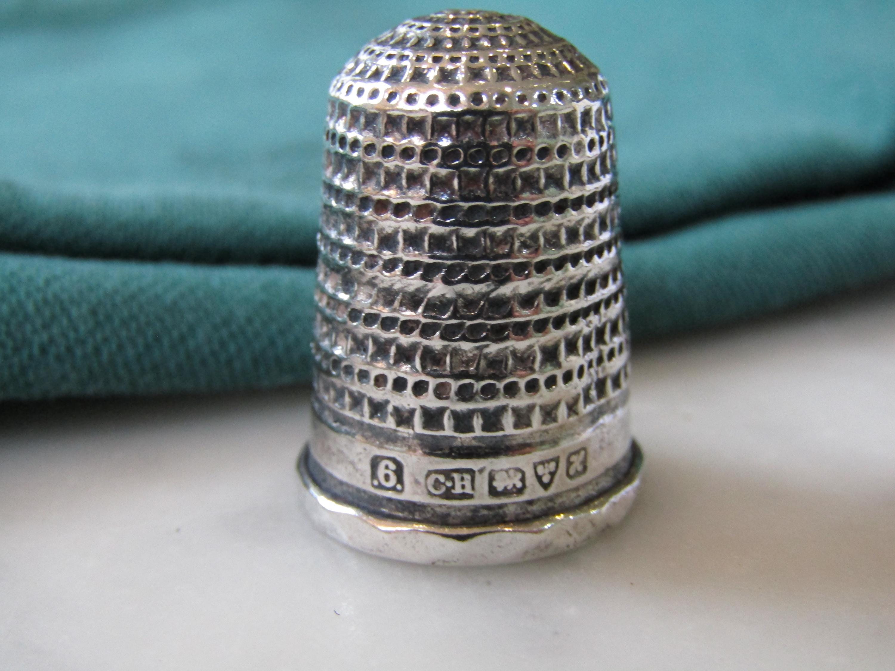 Silver thimble - Etsy 日本