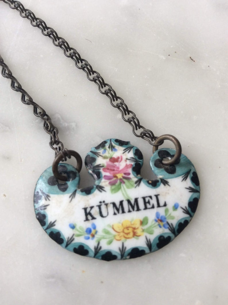 Kummel Decanter Label 1880s 103610E image 4