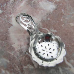 Tea Caddy Spoon English Sterling  Silver 1945 - (107279E)