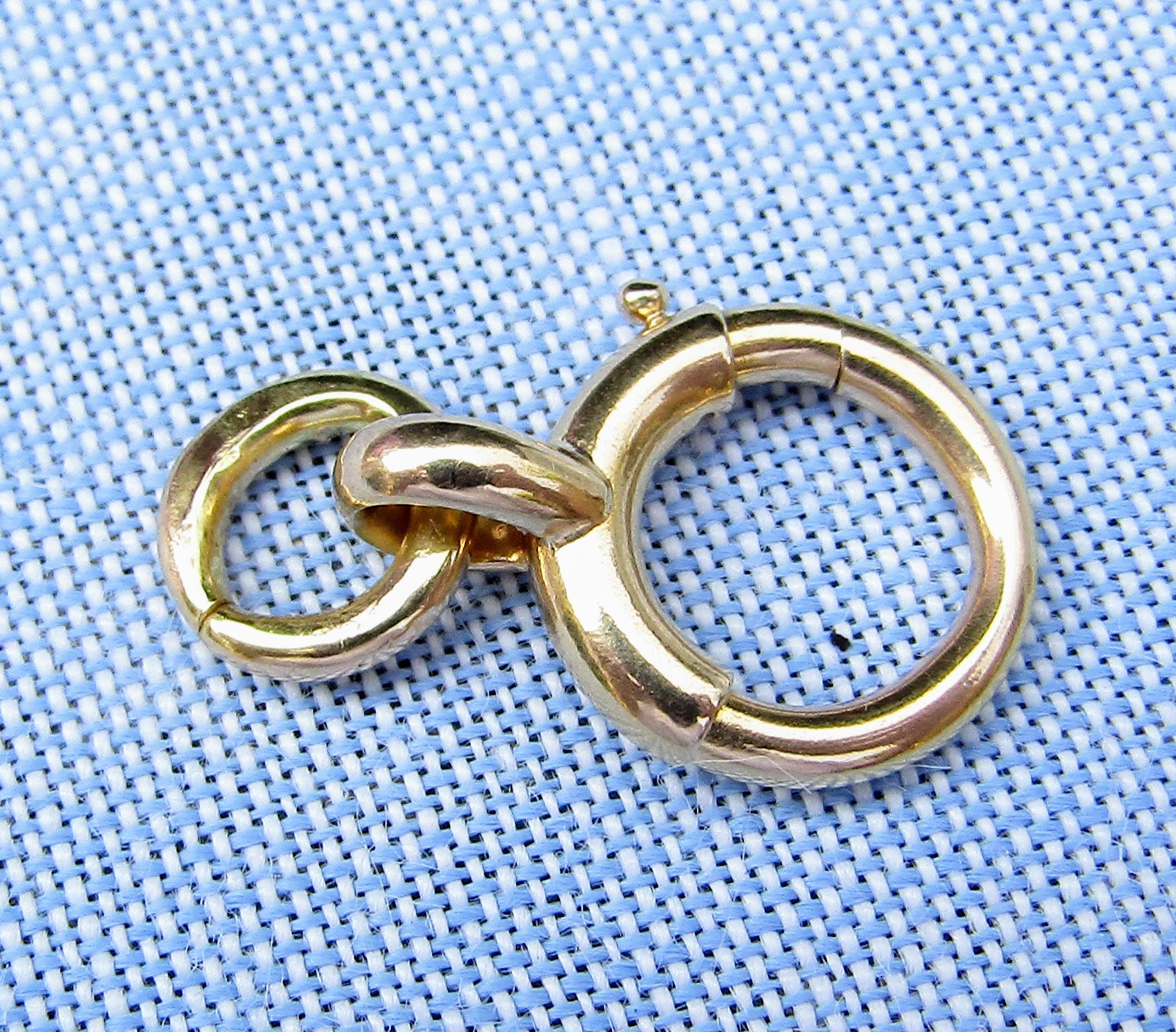 Bolt Ring 18CT Yellow Gold Oversized 1980s  (UU1JE)