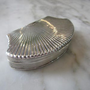 Box Französisch Silber Vintage C 1820er Silber Schmucktopf (BB1E)