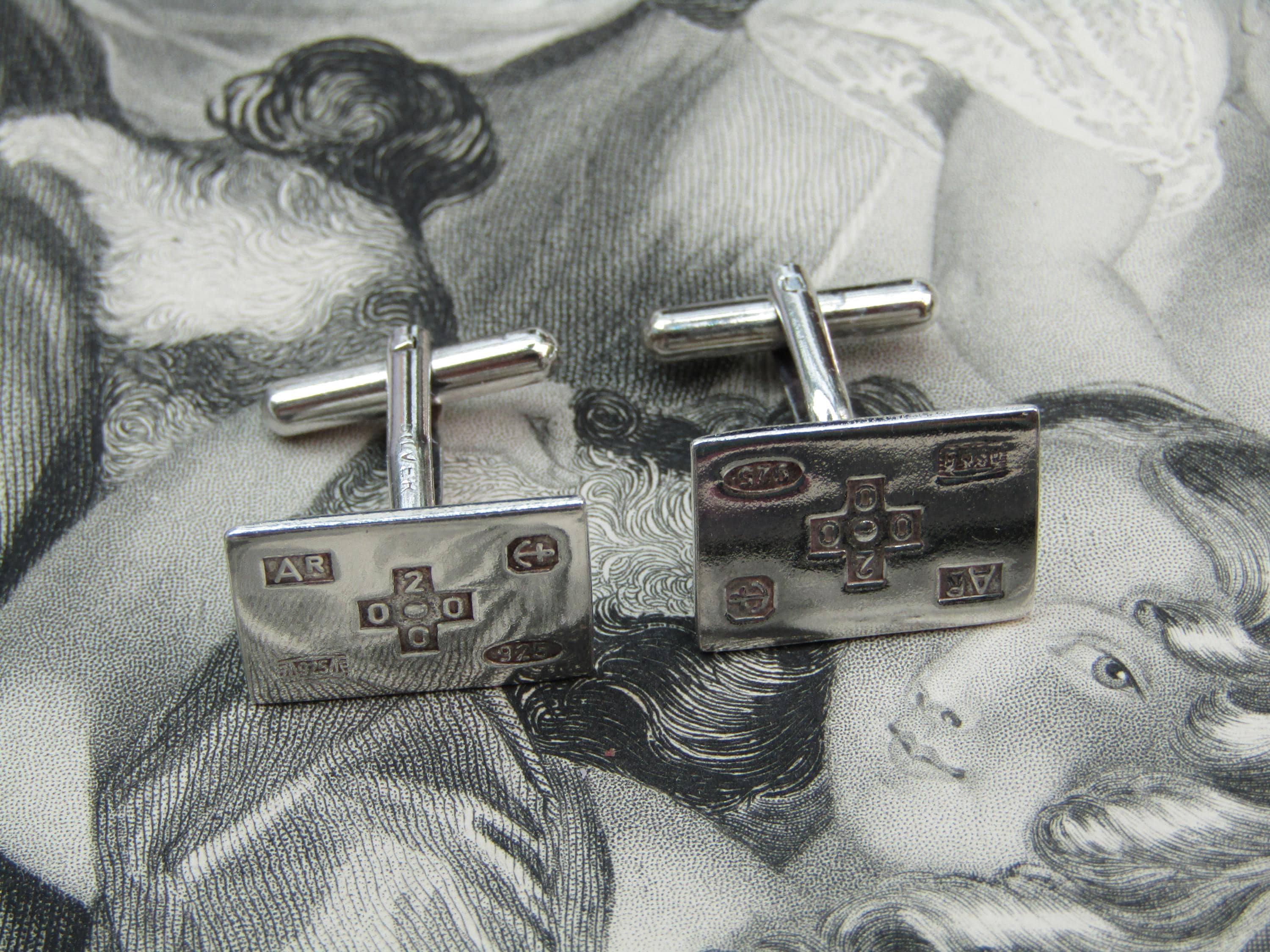 Barry Kieselstein-Cord Boutons de manchette taille-douce en argent et or - En ve