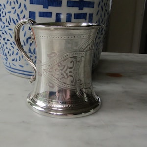 Childs Cup Silver Sterling Victorian 1841 - Tankard   (107465E)
