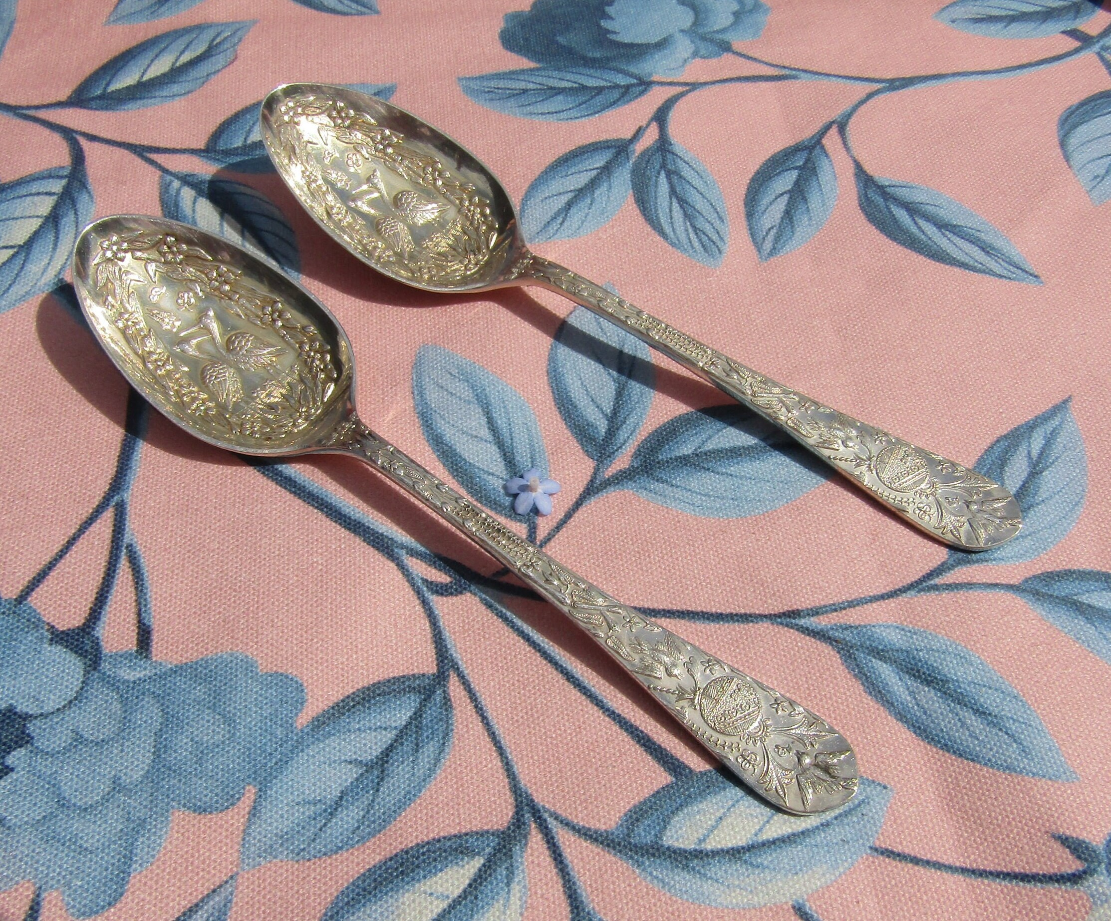 イギリスアンティーク｜蔓と葉のジャムスプーン イギリスアンティーク｜蔓と葉のジャムスプーン