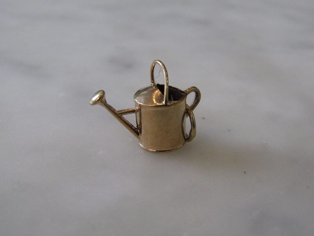 Charm Watering Can 9CT Gold Original 1950s 107932E Etsy