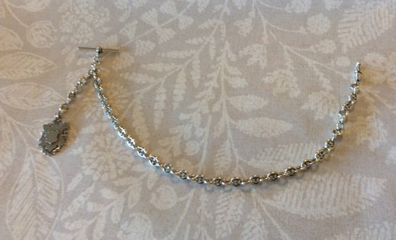 Watch Chain & Fob Sterling Silver Original Victor