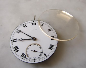 Movimiento de reloj de bolsillo: no funciona, ideal para repuestos (CC1E)
