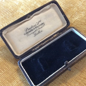 Cuff Links Case Antique  Original 1920s  (105982E)