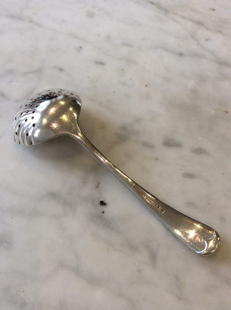 Sugar Sifter Spoon 1930s Mappin /& Webb 103043E